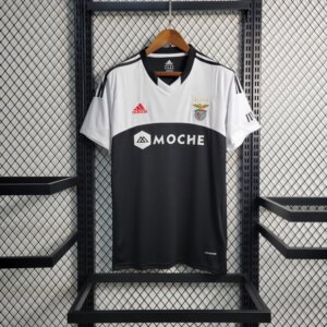 13-14 Benfica Black and White Retro Jersey