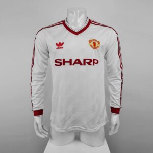 1986-88 Manchester United Away Long Sleeve Retro Jersey