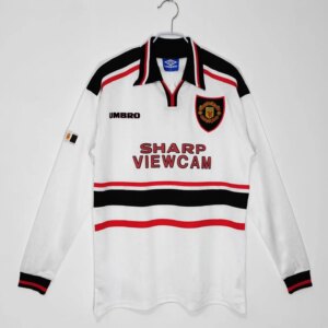 1998-99 Manchester United Away Long Sleeve Retro Jersey