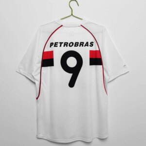 2002 Flamengo Away PETROBRAS#9 Retro Jersey