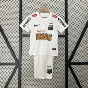 Retro 11-12 Santos Home Kids Kit