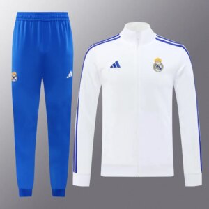 24-25 Real Madrid White Jacket Tracksuit
