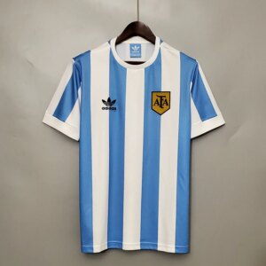 1978 Argentina Home Retro Jersey