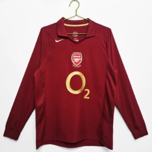 05-06 Arsenal Home Retro Long Sleeve Jersey