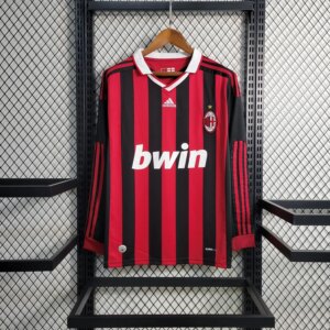 09-10 AC Milan Home Retro Long Sleeve Jersey