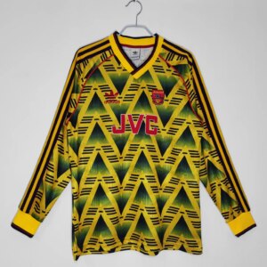 91-93  Arsenal Away Long Sleeve Retro Jersey