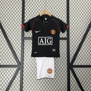 Retro 07-08 Manchester United Away Kids Kit