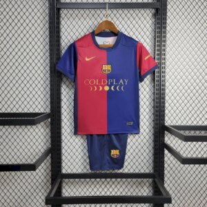 24-25 Barcelona Sponsor Coldplay Kid Kit