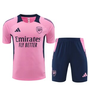24-25 Arsenal Pink Short Sleeve Training Suit
