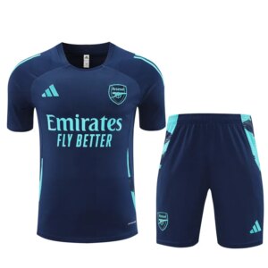 24-25 Arsenal Blue Short Sleeve Training Suit