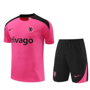 24-25 Chelsea Pink Short Sleeve Training Suit