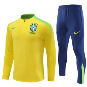 2024 Brazil Yellow Player Version Training Suit