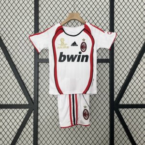 Retro 06-07 AC Milan Away Champions Leagu Kids Kit