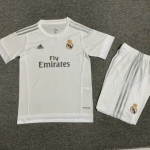 Retro 15-16 Real Madrid Home Kids Kit