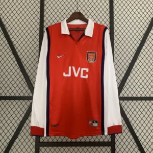 1998-99 Arsenal Home Long Sleeve Retro Jersey