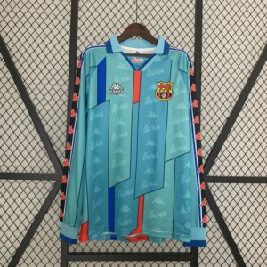 1996-97 Barcelona Away Long Sleeve Retro Jersey