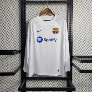 23-24 Barcelona Away Long Sleeve Jersey