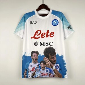 23-24 Napoli Champions White Jersey