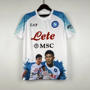 23-24 Napoli Champions White Jersey