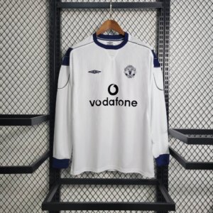 1999-00 Manchester United Away Long Sleeve Retro Jersey