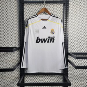 09-10 Real Madrid Home Long Sleeve Retro Jersey