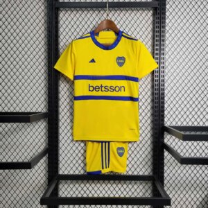 23-24 Boca Juniors Away Kids Kit