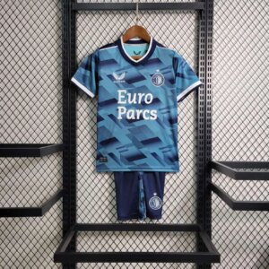 23-24 Feyenoord Away Kids Kit
