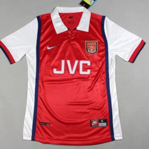 1998 Arsenal Red Retro Short sleeve Jersey