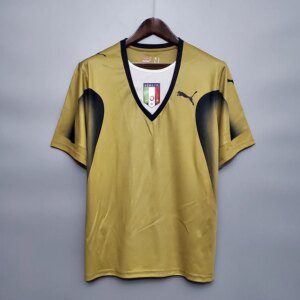 2006 Italy Golden Retro Jersey