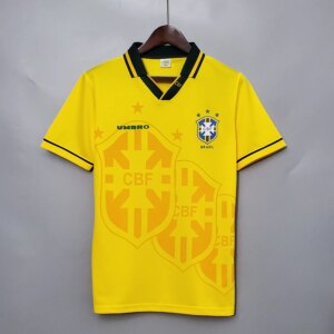 93-94 Brazil Home Retro Jersey
