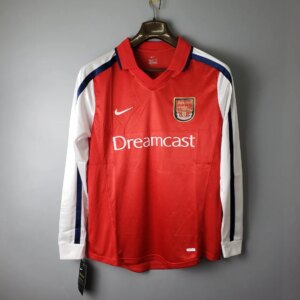 2000 Arsenal Home Long Sleeve Retro Jersey