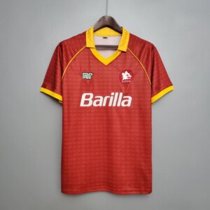 90-91 Roma Home Retro Jersey