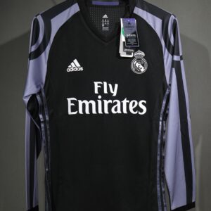 16-17 Real Madrid Third Kit Long Sleeve Retro