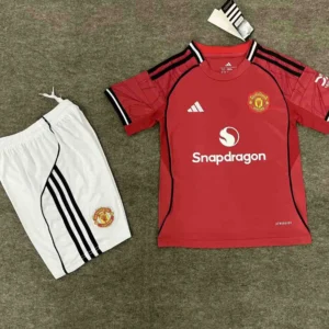 Manchester United Home Kids Kit 25-26