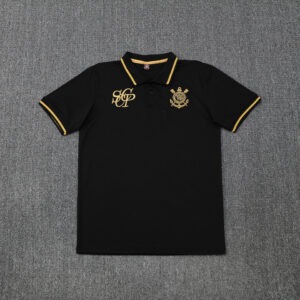 25-26 Corinthians Black Polo