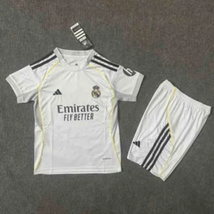 Real Madrid Home Kids Kit 25-26