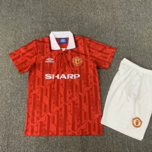 92-94 Manchester United Home Kids Kit