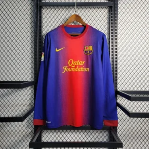 Barcelona Home Long Sleeve Kit Retro 12-13