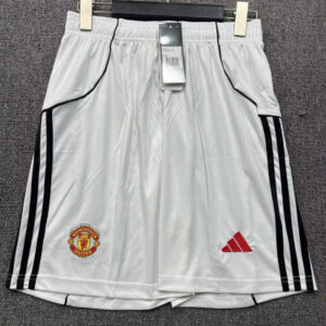 25-26 Manchester United Home Shorts