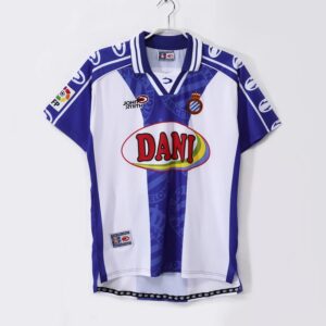 Real Club Deportivo EspaÃ±ol Home Kit Retro 1999-2000