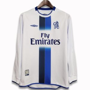 Chelsea Away Long Sleeve Kit Retro 03-04